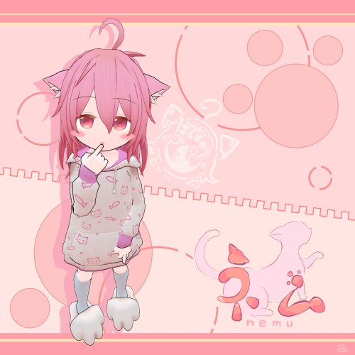 オリジナル3Dモデル「ネム」