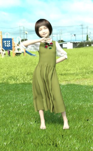 daz服　dforce対応　ワンピース