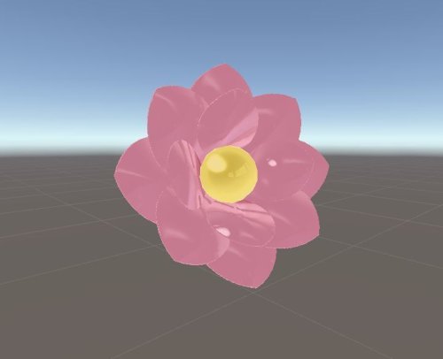 花の髪飾り