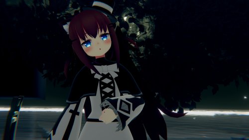 ノナ用衣装　モノクロドレス