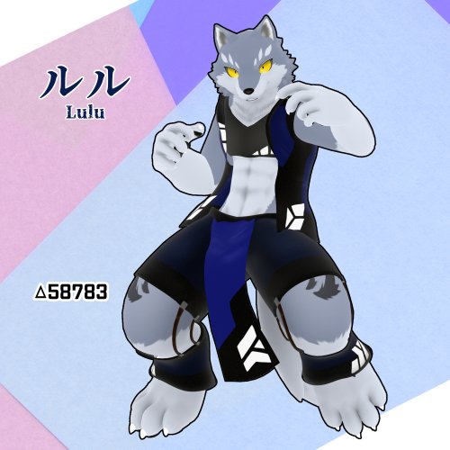 【オリジナル3Dモデル】ルル (Lulu)