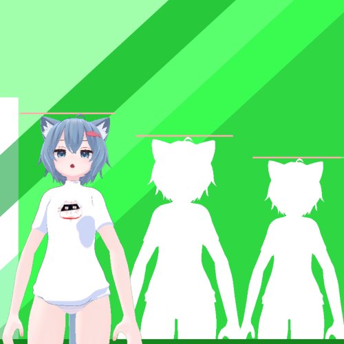 [VRChat] シャツ Rusk