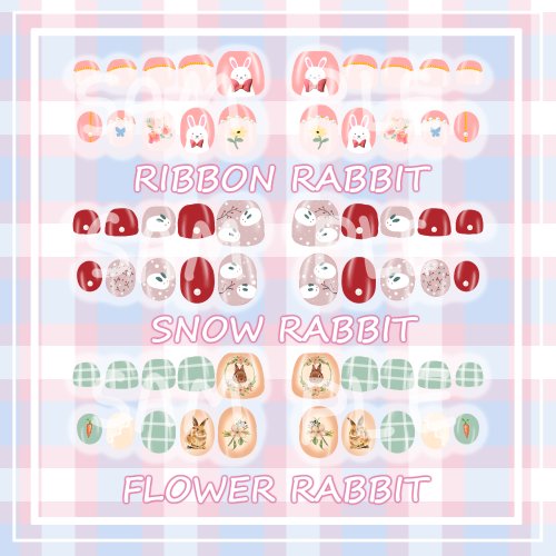 [KIKYO] Nail art_The year of the raibbit