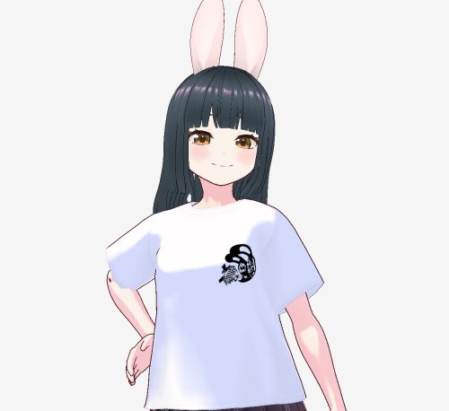 杏西ひじり応援Tシャツ【VRoidStudio用】