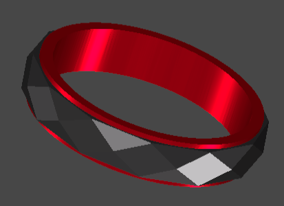 【VRchat】multifaceted cut Ring【指輪】