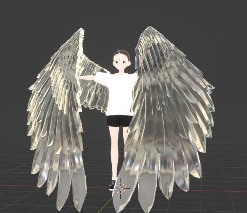 Crystal Amore Horn/ Wings