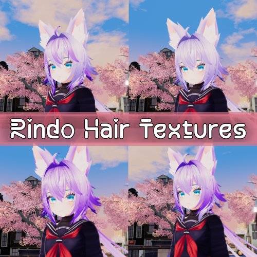 Rindo 竜胆  Hair Violet Hues Texture