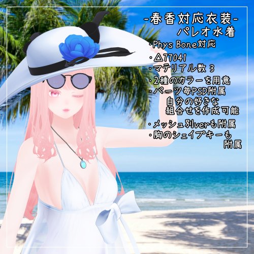 春香対応衣装【Pareo Swimwear】