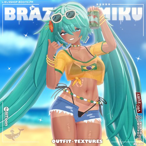 【11Avatars】 ☀️ Brazil Miku 🌸 VOL.2
