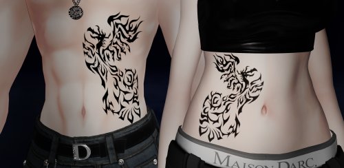 tatoo「鳳凰」「トライバル」入れ墨