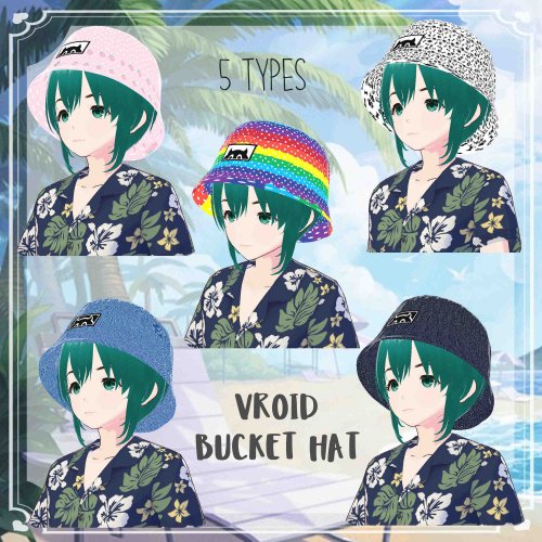 [VROID] Bucket Hat バケットハット