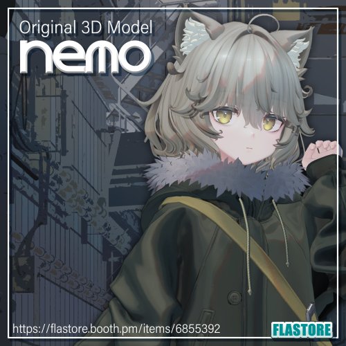 VRChat向けオリジナル3Dモデル「Nemo」Quest対応