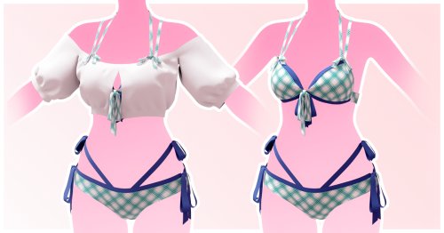 若菜四季の水着【Wakana Shiki's swimsuit】（Marvelous Designer/Clo3Dデータ）