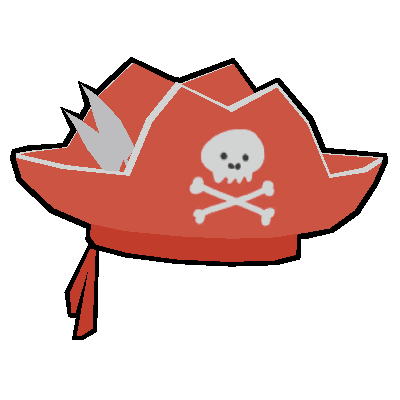 LowPoly Pirate Hat/ロポリ海賊の帽子