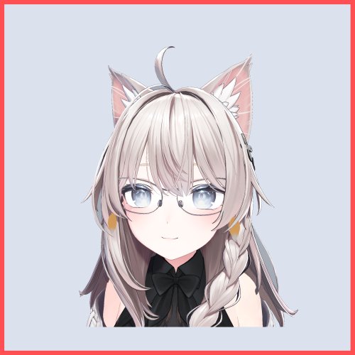 しなのちゃん用、FOXタイプのメガネ