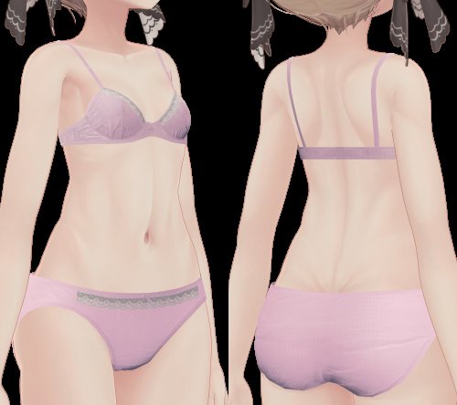 【マヌカ対応】レースブラジャー&ショーツセット