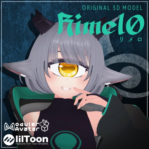 【オリジナル3Dモデル】単眼娘「Rimel0 (リメロ)」
