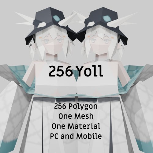 【VRChat】256 龍のヨルちゃん　256 Yoll-chan the Dragon【3Dアバター】[3D Avatar]