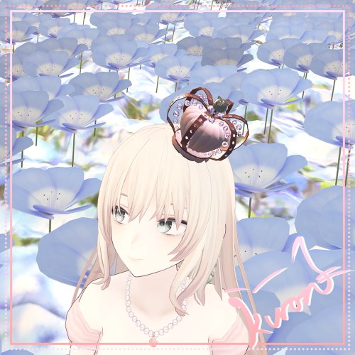 【3Dモデル】ねこモチーフ王冠（MA設定済）