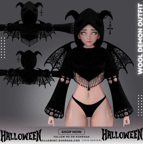 Wool Demon Outfit [ 羊毛の悪魔衣装 ]